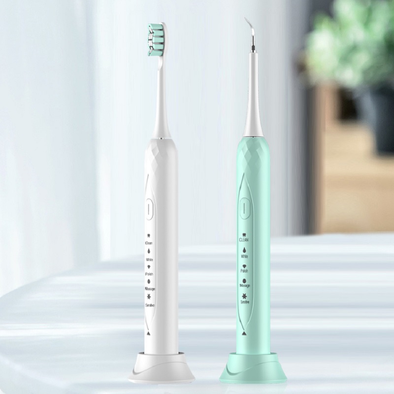 Vattentät personlig USB-uppladdningsbar Smart Ultraljuds elektronisk Sonic Electric Toothbrush Dental Cleaner
