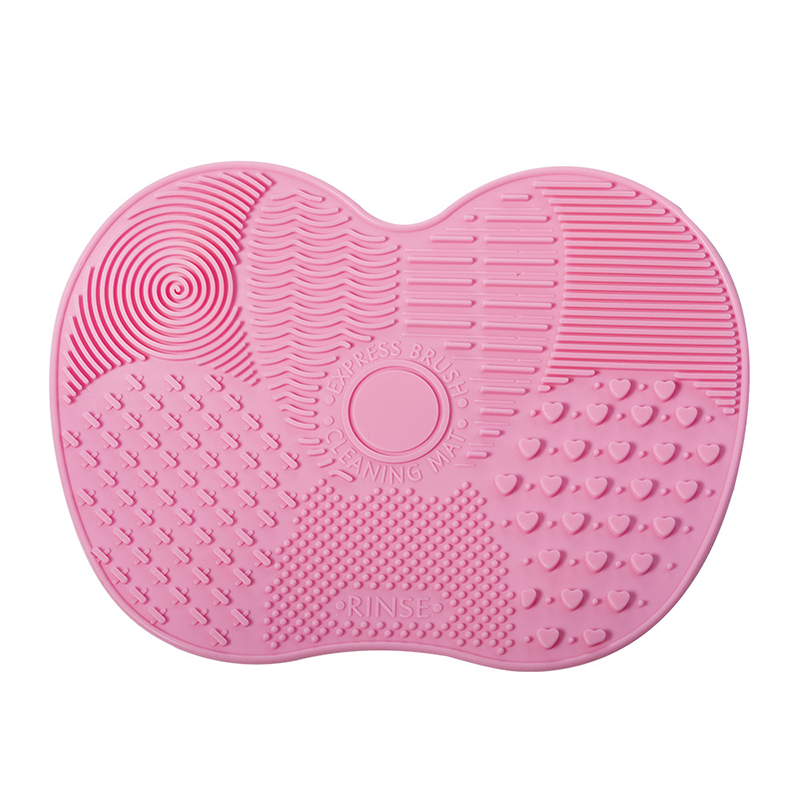Anpassad Soft Cosmetics Silikon Rengöringsplatta, Makeup Brush Cleaner