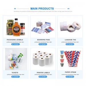 High-end och vackra anpassade etiketter