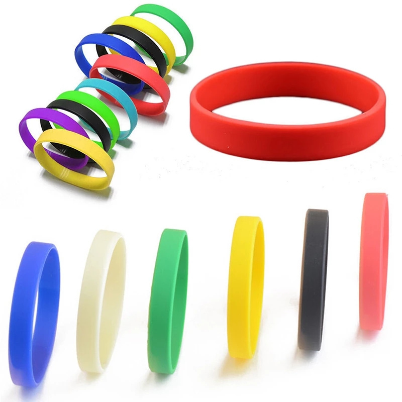 Silicone Wristband Blank Armband Sport Tillbehör till Kvinna Män Spel Sportlag och evenemang