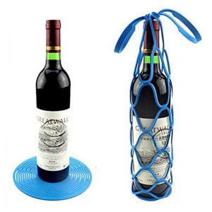 Silicone Wine Bottle Carrier Tygväskor