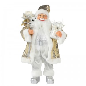 30 ~ 110cm Jul Santa Claus Ornament Deluxe Dekoration Festival Holiday Figurinsamling Traditionell Xmas