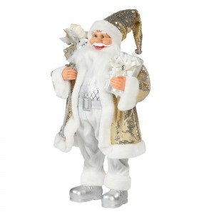 30 ~ 110cm Jul Santa Claus Ornament Deluxe Dekoration Festival Holiday Figurinsamling Traditionell Xmas