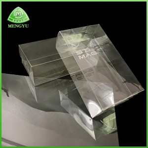 Mycket transparent husdjur plastfilm Polyesterfilm Plast Folding Box spacer/HGH Temperaturmotstånd Skrapa