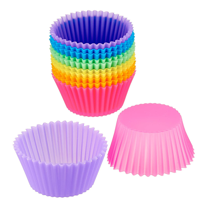 Non-stick silikon cupcake muffin, bakkoppar