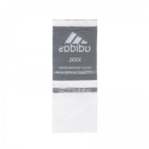 Anpassade tygklädsel etiketter