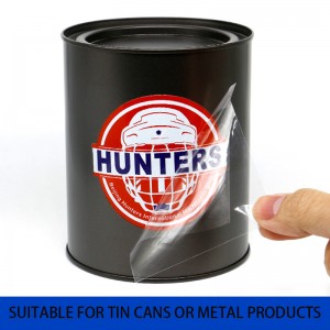 Tryckkänslig klistermärke