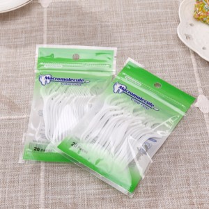 Privat etikett Högkvalitativ 20 st Bag Packing Dental Floss Toothpicks Partihandel Billiga Dental Floss