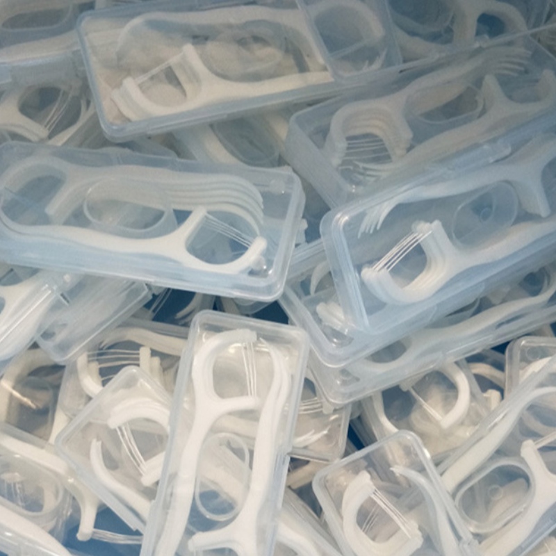 10 st Portable Dental Floss för vuxna Hem Använd högkvalitativ Eco Dental Floss