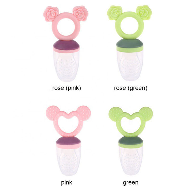 Silikon Baby Fruit Food Feeder Pacifier, Spädbarnsfrukt Teething Teether Toy