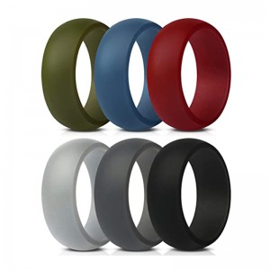 Factory Outlet, Custom Silicone Ringar För Män, Bröllop Bnat