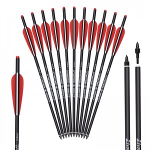 Elongarrow 116048 20inches 7,62 * 8.8mm Rollfiberglass Bultar för crossbow utomhusjakt