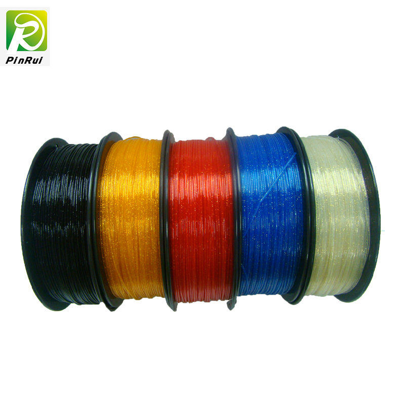 Pinrui 3D-skrivare 1,75mm pla lysande glittrande glitterfilament för 3D-skrivare