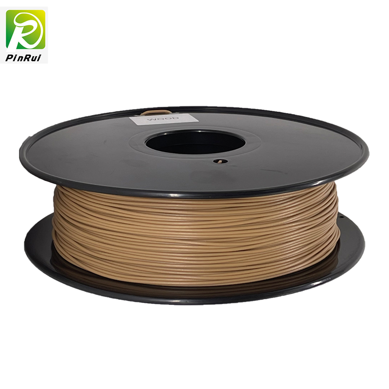 Pinrui 3D-skrivare 1,75 mm mörk träfilament för 3D-skrivare