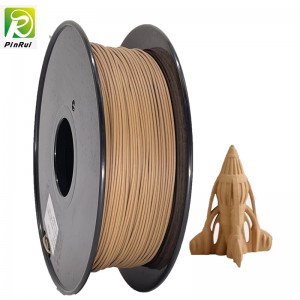 Pinrui 3D-skrivare 1,75 mm mörk träfilament för 3D-skrivare