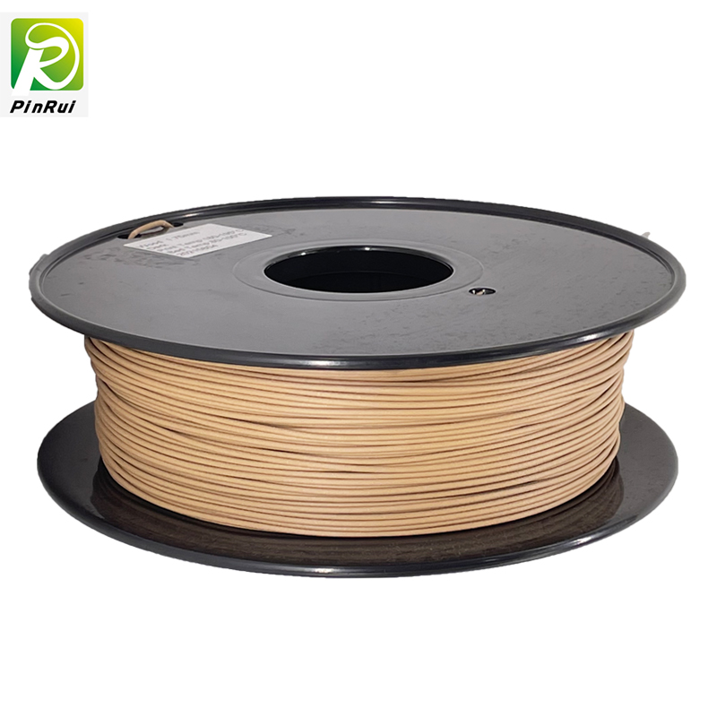 Pinrui 3D-skrivare 1,75 mm Natuell träfilament för 3D-skrivare