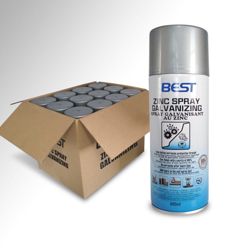 Zink Spray Galvanizing Zink Rich Paint Protective Coating Spray 400 ml Kall Galvaniserande Zink Spray