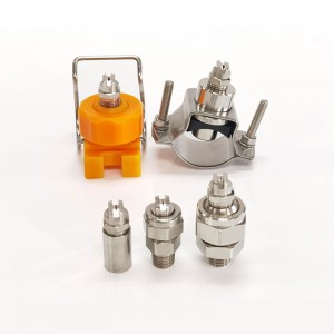 Rostfritt stål platt fläktmunstycke