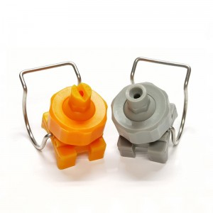 Plastjusterbart bollklipmunstycke