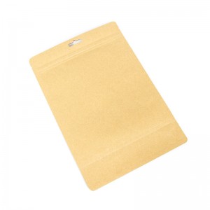 Flat botten Kraft Paper Stand Up Bag