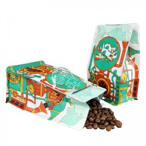 Åtta sidoförsegling självstående väska