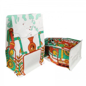 Åtta sidoförsegling självstående väska