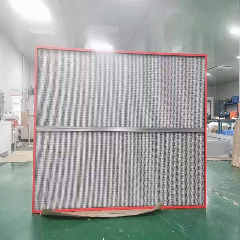 Billigt Pris H14 Högtemperaturresistens HEPA HVAC Luftfilter