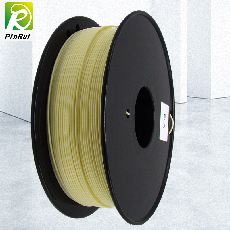 Pinrui Högkvalitativ 1kg 3d PLA Printer Filament Gul 9140C färg