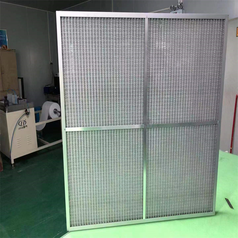 Kommersiellt köksområde Hood Metal Mesh Fettfilter/aluminum Tvättbar Pläterad Panel Pre VVS-filter