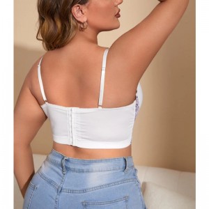 Plus kontrast spets underwire bh