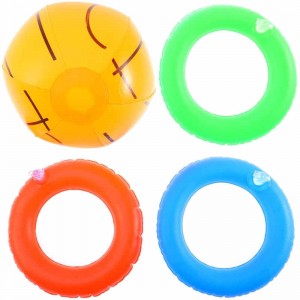 Uppblåsbara Pool Floating Basketball Hoop Set, Swimming Pool Game Toy, Uppblåsbara Vatten Basket Basket