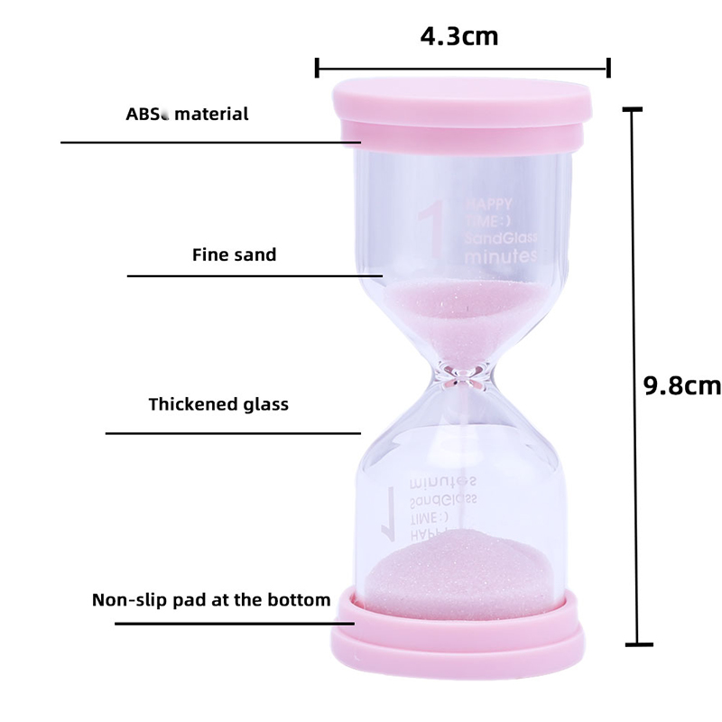 Sand Timers för barn, förskola lärande leksaker, färgstarka timers 1/3/5/10/15/30 minuter klassrumstimer, timglas tandborste timer, sensoriska leksaker