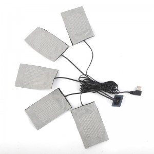 Tillverkarens högkvalitativ 5V 7,4V elektrisk kolfiber för klädjacka