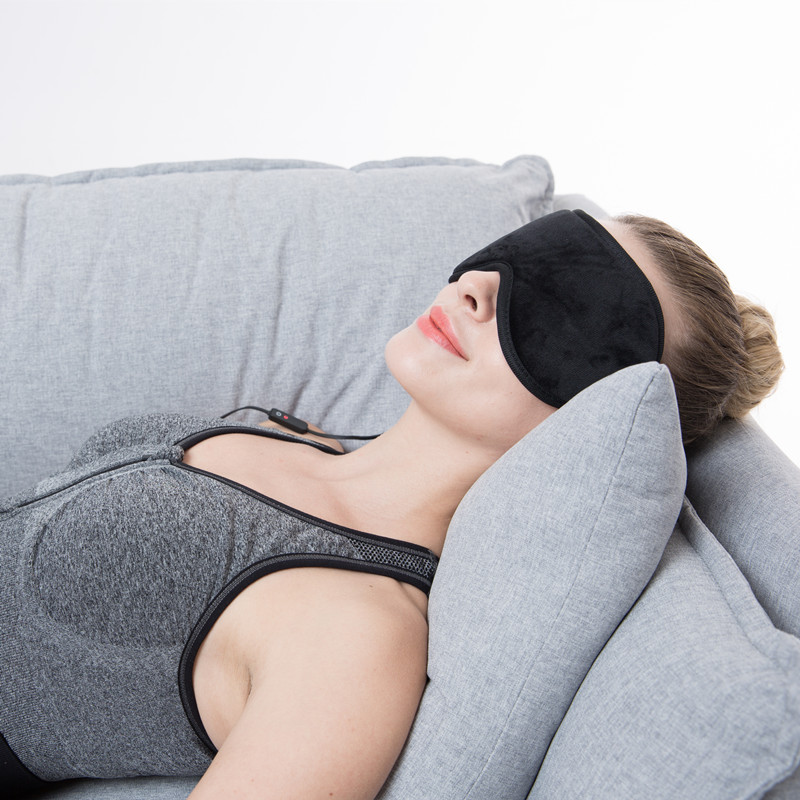 Anpassad mjuk yta Eletrisk uppvärmd ögonmask, USB Eye Warmer