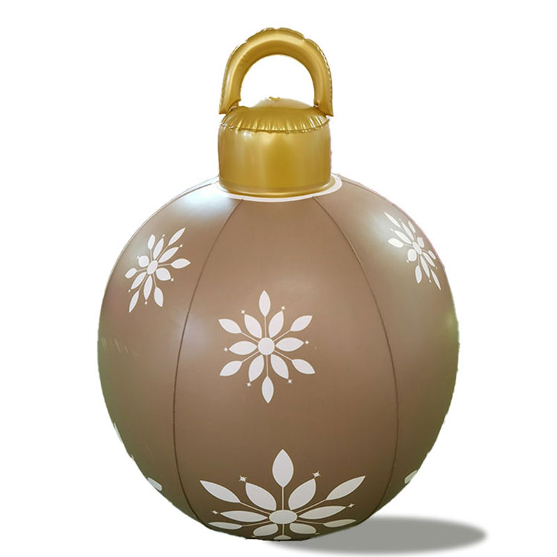 Juluppblåsbara dekorationsbollar, jul PVC uppblåsbara hängande ornament