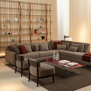 Modern Design Furniture Set Polstered Home Lounge Wooden Frame Accent Single Sofa Chair