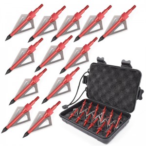 Elongarrow 15B005 100Grain Broadhead Arrow Jakt Tips Skruvpil Broadheads