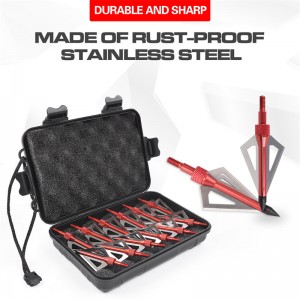 Elongarrow 15B005 100Grain Broadhead Arrow Jakt Tips Skruvpil Broadheads