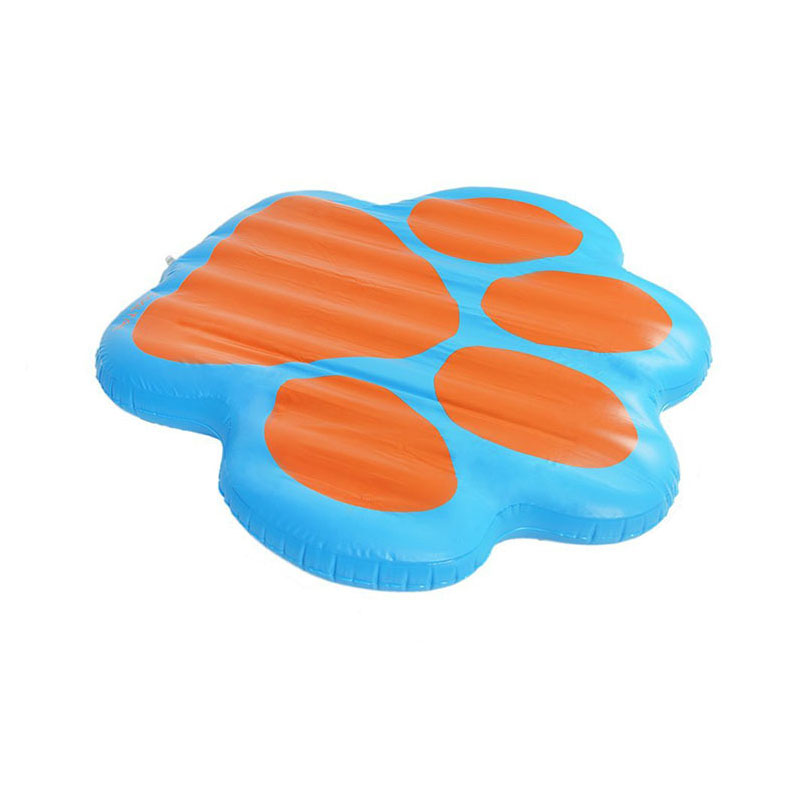Factory PVC uppblåsbara flytande husdjursrad för hund, hundflotta för pool, uppblåsbara vistelse torr flottör för hundar