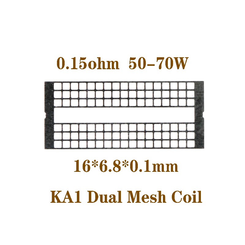 10st mesh stil spolar A1 0.15OHM värmebyte