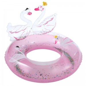 Barn Söt Swan Swimming Ring, Uppblåsbara Ring För Barn