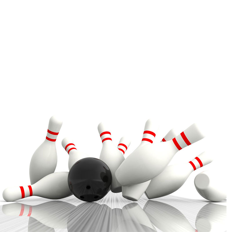 Uppblåsbar bowlinguppsättning innehåller en stor boll och 6 uppblåsbara bowlingstift Jumbo Bowling Set -spel för barn
