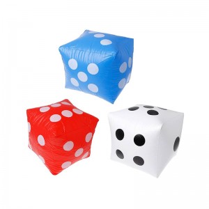 Specialanpassad uppblåsbar tärning stor sprängkub, poolfestdekoration