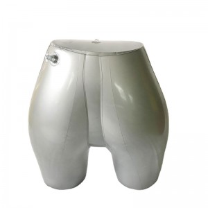 Manlig låg kroppshorts visar uppblåsbar skyltdocka Storbritanniens dummy modell leksak