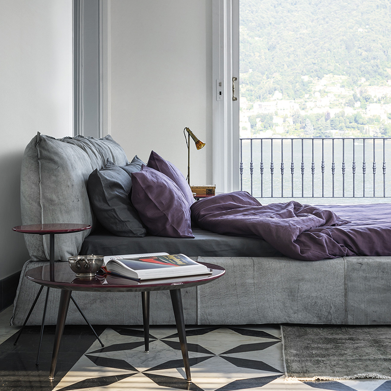 Italiensk minimalistisk designer High End Master King Size Bed Modern Queen Double Säng Lädersäng
