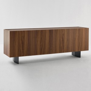 Nordic Modern Walnut Wood Sideboard träskåp tv -skåp vardagsrum