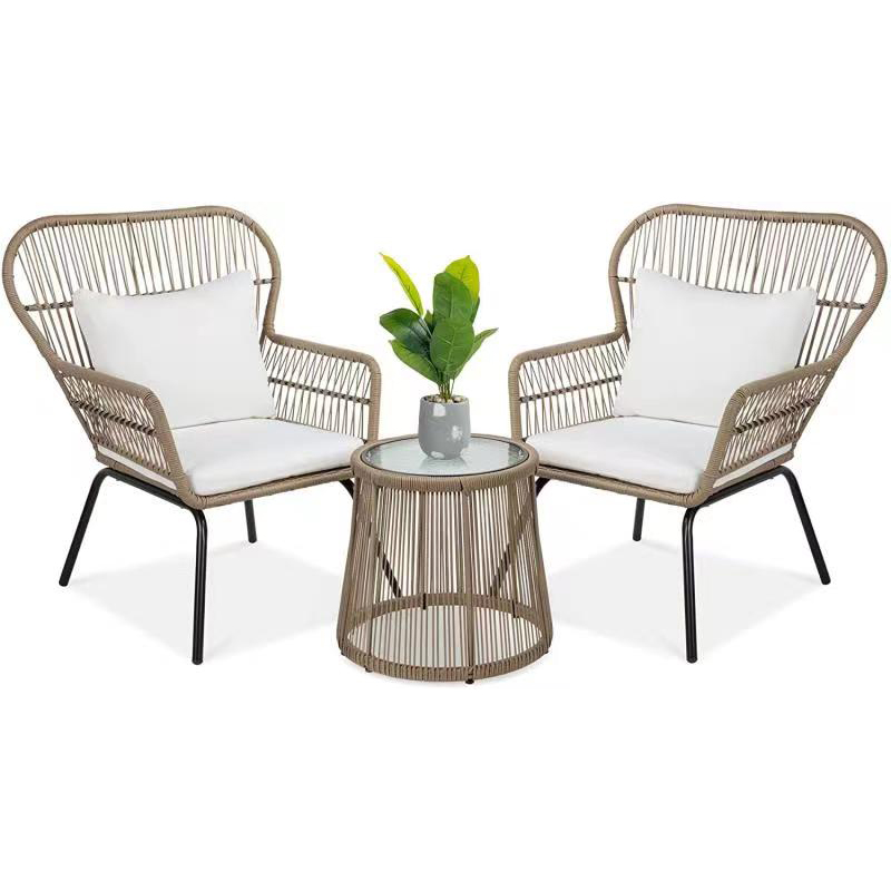 stål&wicker 3st soffa setn-004