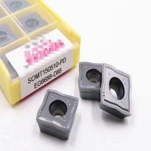 Somt Insert bearbetningsstål, rostfritt stål, gjutjärn, aluminiumlegering, mässing