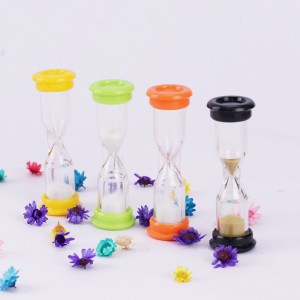 barn glad tid 5 minuter liten plast mini en minut glas minuter sand timer