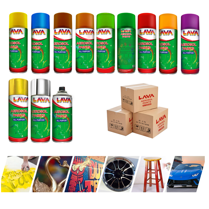 Billig och högkvalitativ aerosolsprayfärg OEM -graffiti sprayfärg